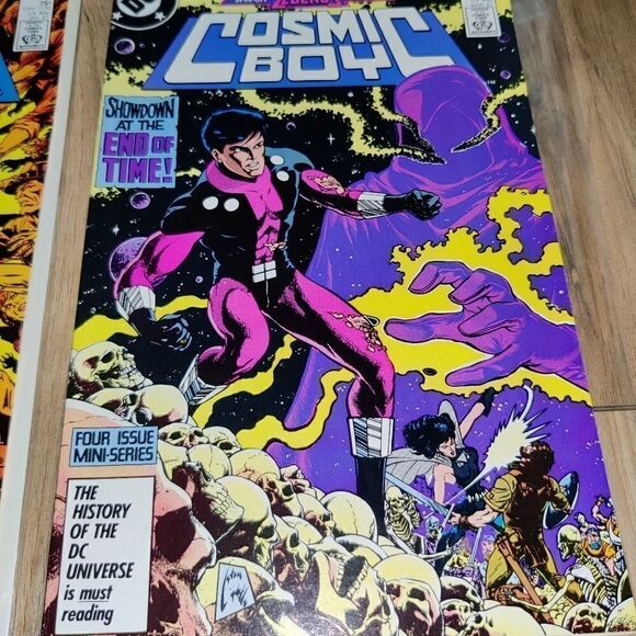 DC Legends Cosmic Boy Vintage Comic Books 1, 2, & 4 Four Mini-Series. Has some w - Picture 4 of 9